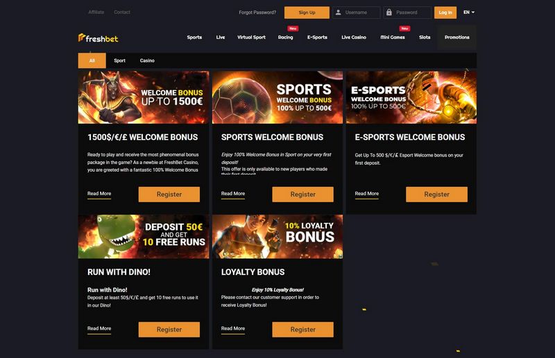 Freshbet Casino Site Review